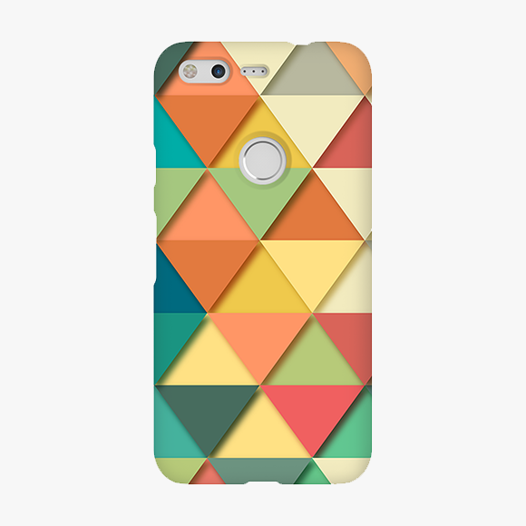 Colorful Triangles Google Pixel Phone Case