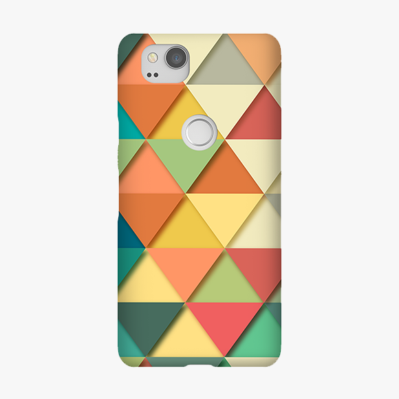 Colorful Triangles Google Pixel 2 Phone Case