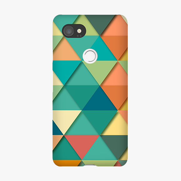 Colorful Triangles Google Pixel 2 XL Phone Case