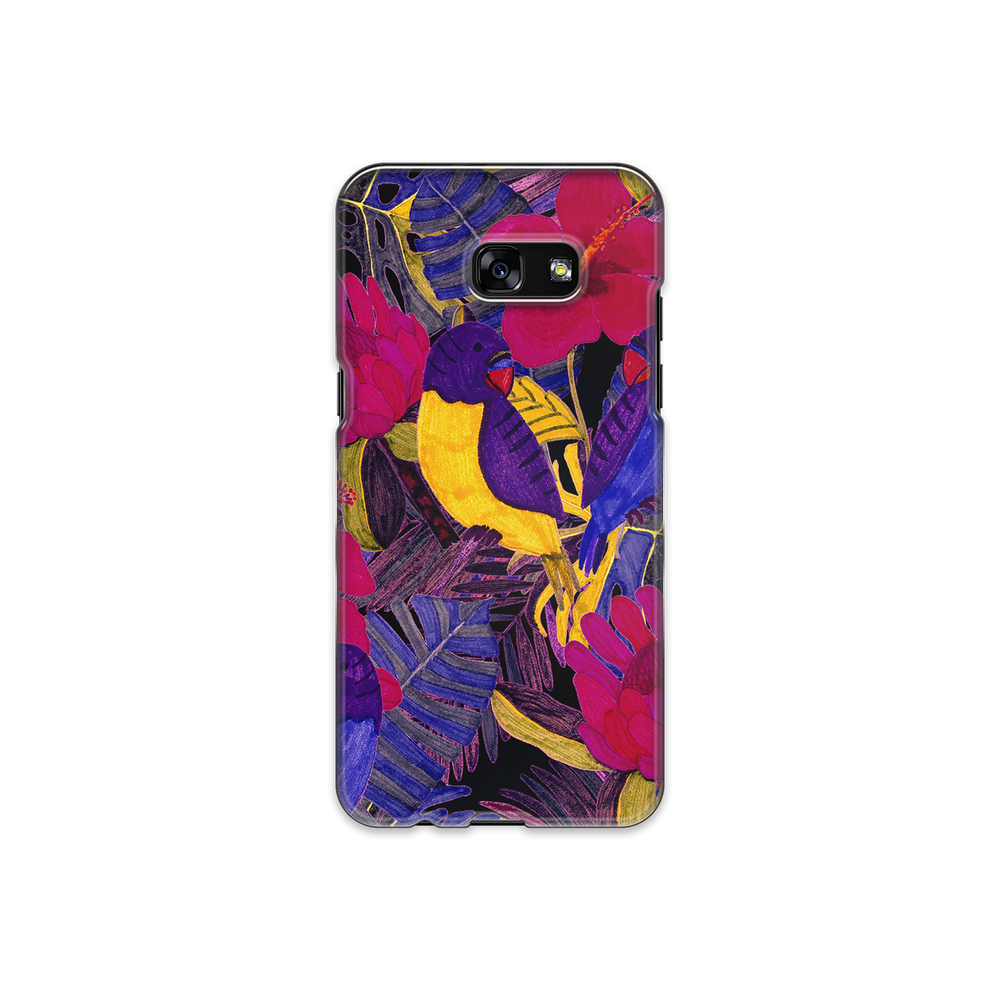 Painted Crimson Flower Samsung Galaxy A3 (2017) Phone Case