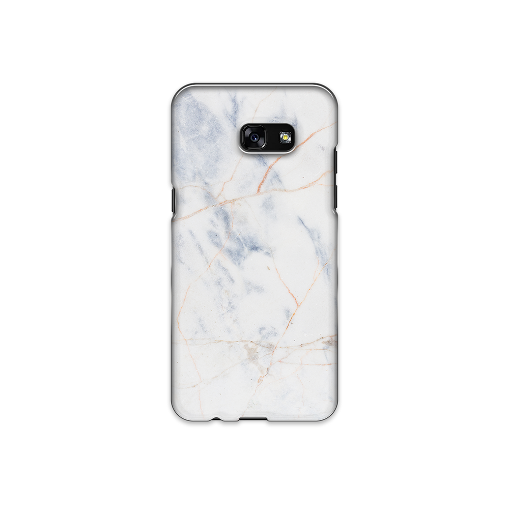 Thin White & Grey Marble Samsung Galaxy A3 (2017) Phone Case
