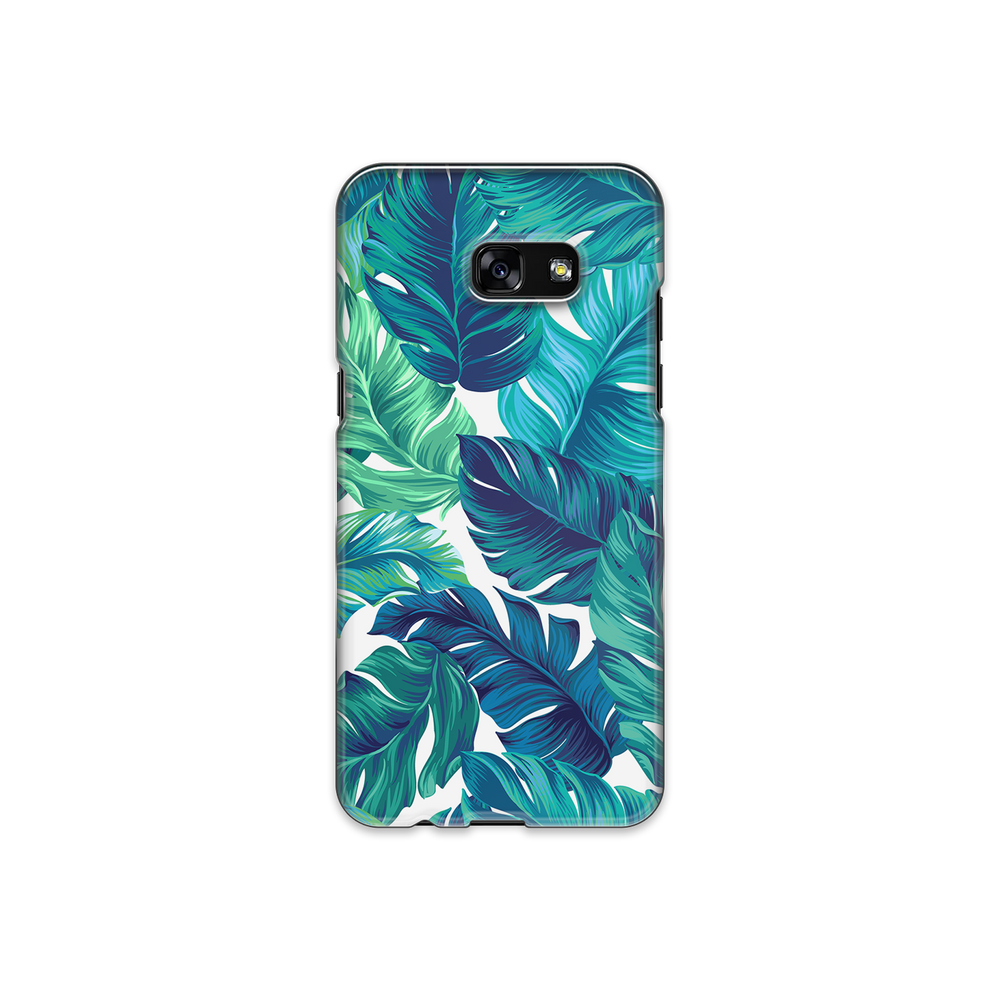Green Tropical Leaves Samsung Galaxy A3 (2017) Phone Case