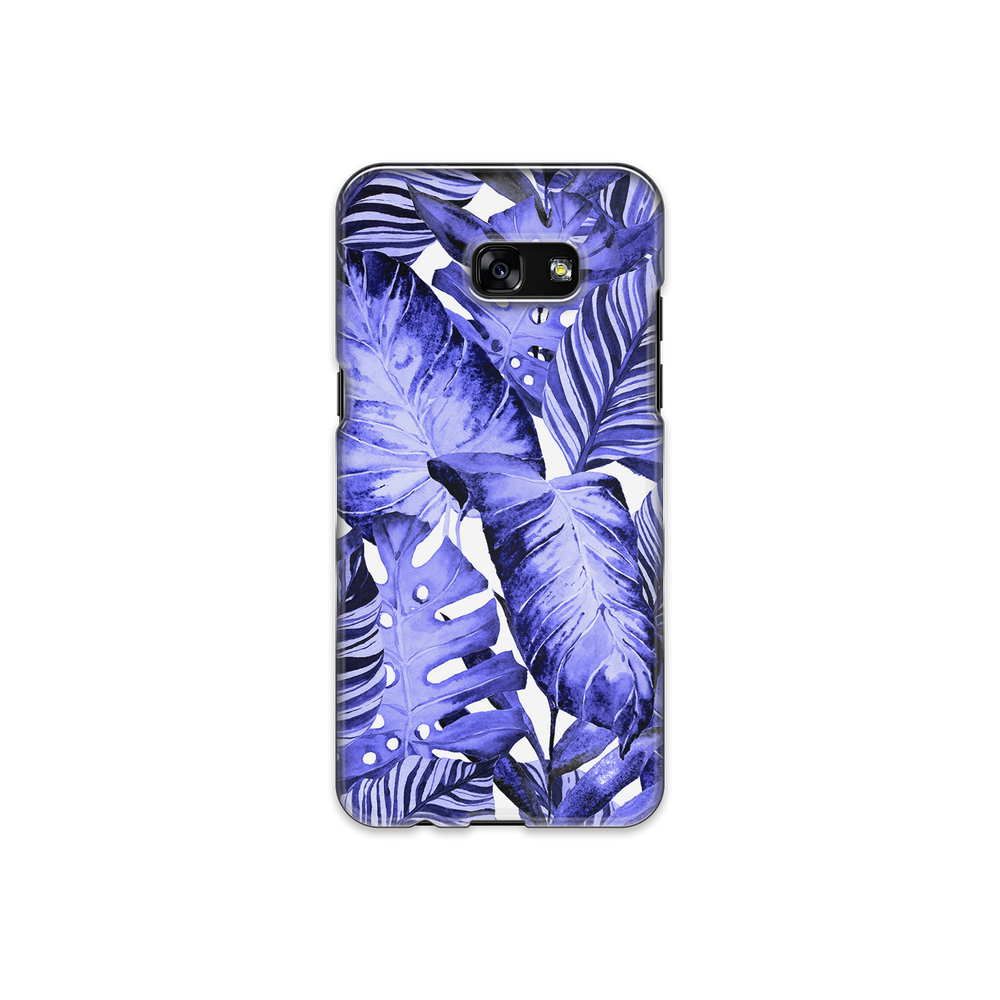 Purple Tropical Leaf Samsung Galaxy A3 (2017) Phone Case