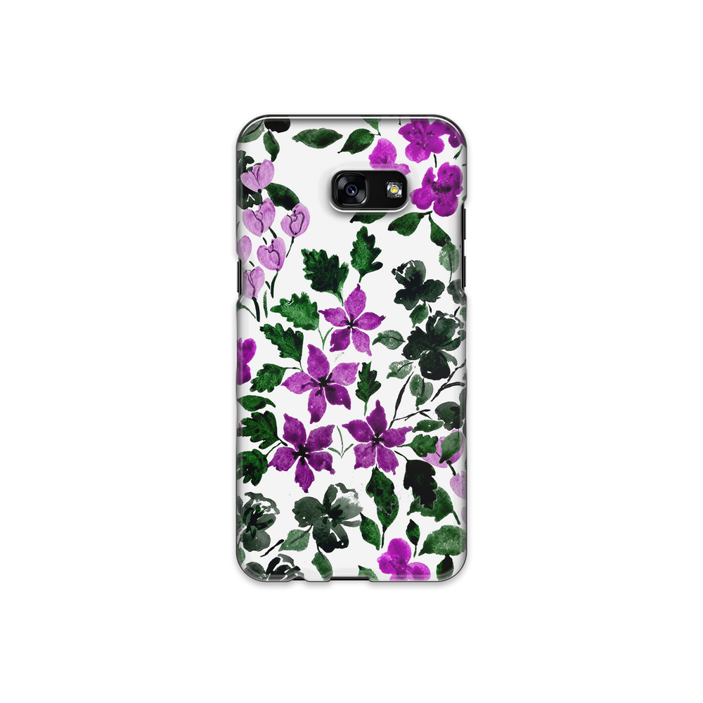 Purple Flower Art Samsung Galaxy A5 (2017) Phone Case