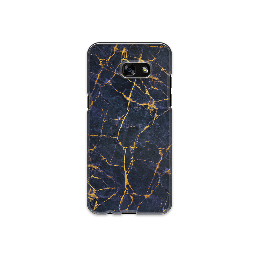 Granite Dark Blue & Gold Marble Samsung Galaxy A5 (2017) Phone Case