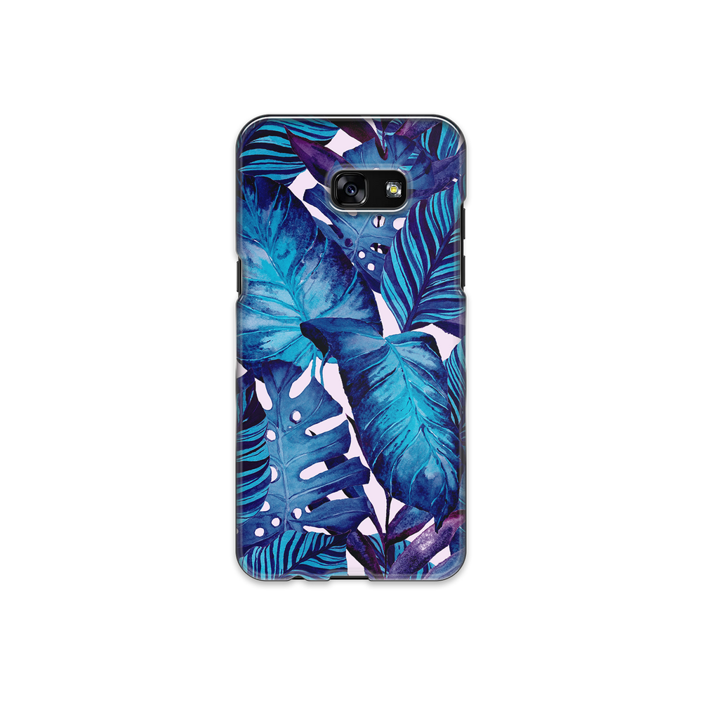 Blue Tropical Leaf Samsung Galaxy A5 (2017) Phone Case