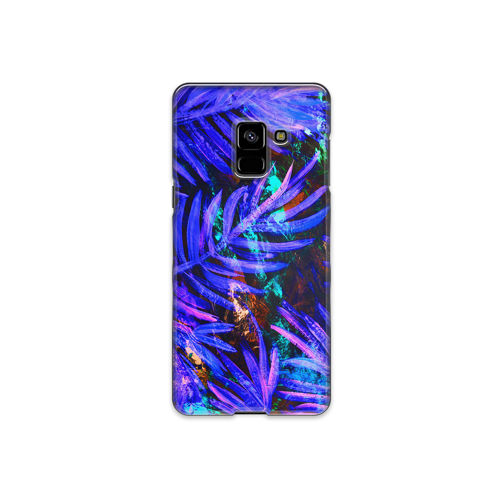 Purple Leaf Samsung Galaxy A8 Phone Case