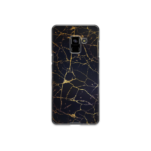 Black & Gold Marble Samsung Galaxy A8 Phone Case