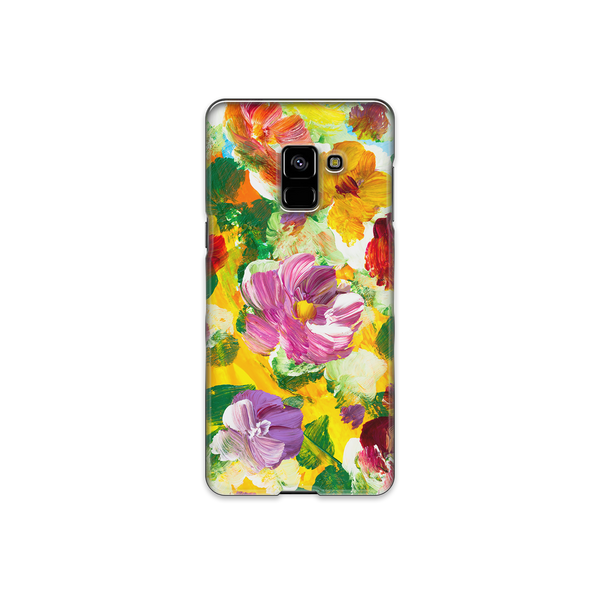 Colorful Floral Art Samsung Galaxy A8 Phone Case