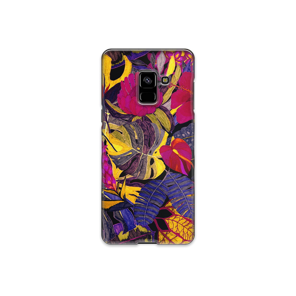 Red Flower Samsung Galaxy A8 Phone Case