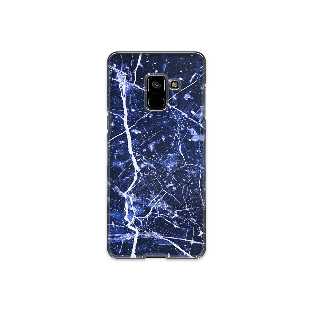 Blue Granite Marble Samsung Galaxy A8 Phone Case