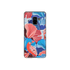Blue and Red Floral Art Samsung Galaxy A8 Phone Case