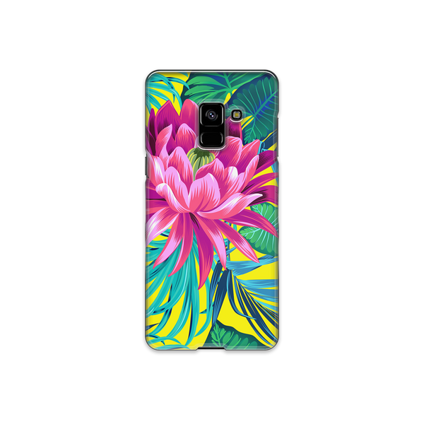 Pink Flower Samsung Galaxy A8 Phone Case