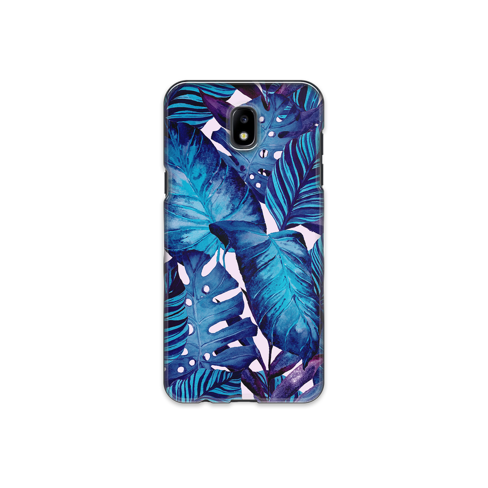 Blue Tropical Leaf Samsung Galaxy J5 (2017) Phone Case