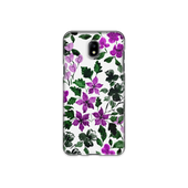 Purple Flower Art Samsung Galaxy J7 (2017) Phone Case