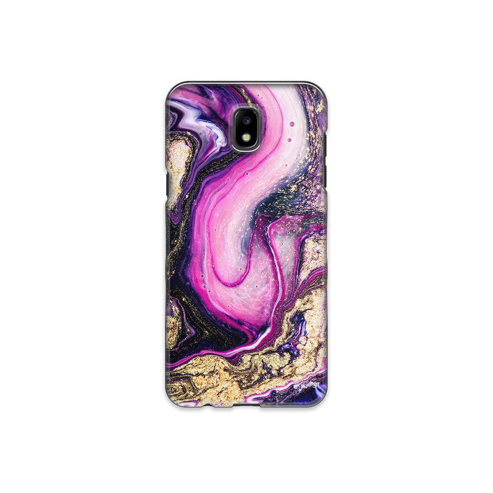 Purple & Gold Marble Samsung Galaxy J7 (2017) Phone Case