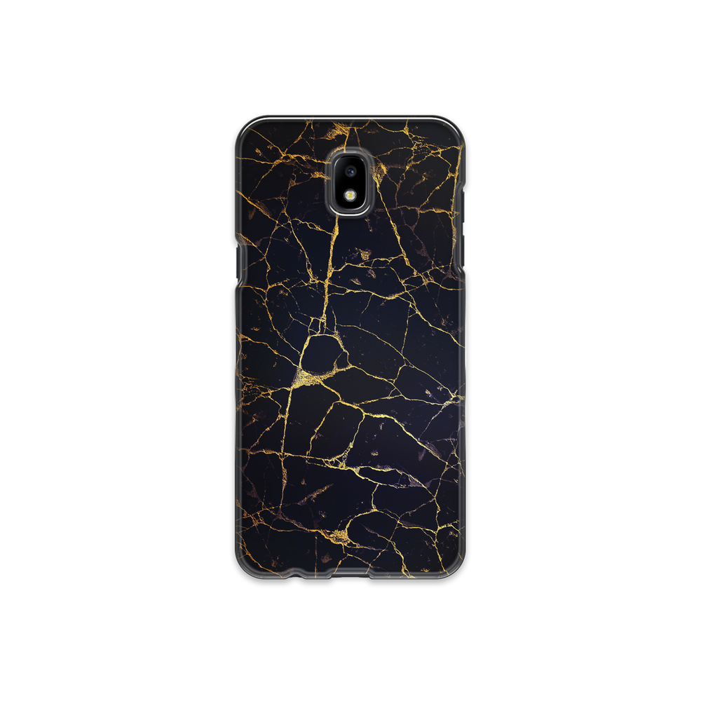 Black & Gold Marble Samsung Galaxy J7 (2017) Phone Case
