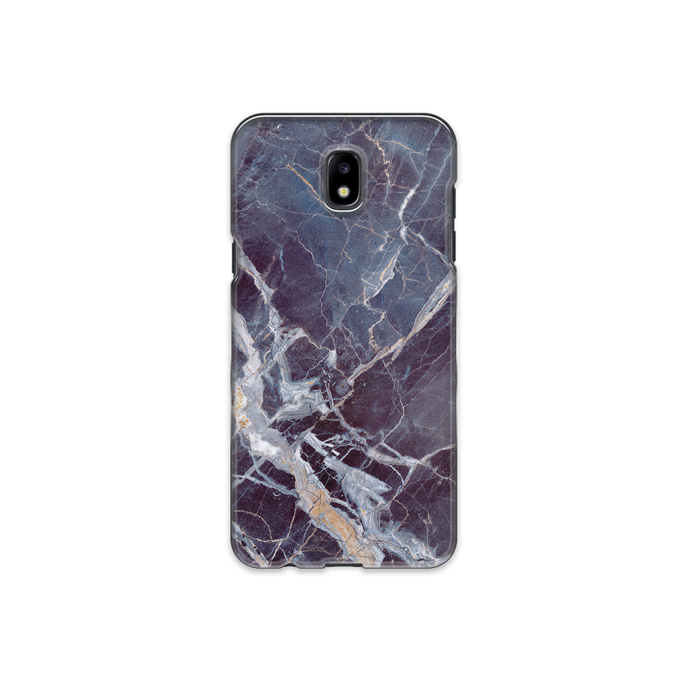 Gray Luxury Marble Samsung Galaxy J7 (2017) Phone Case