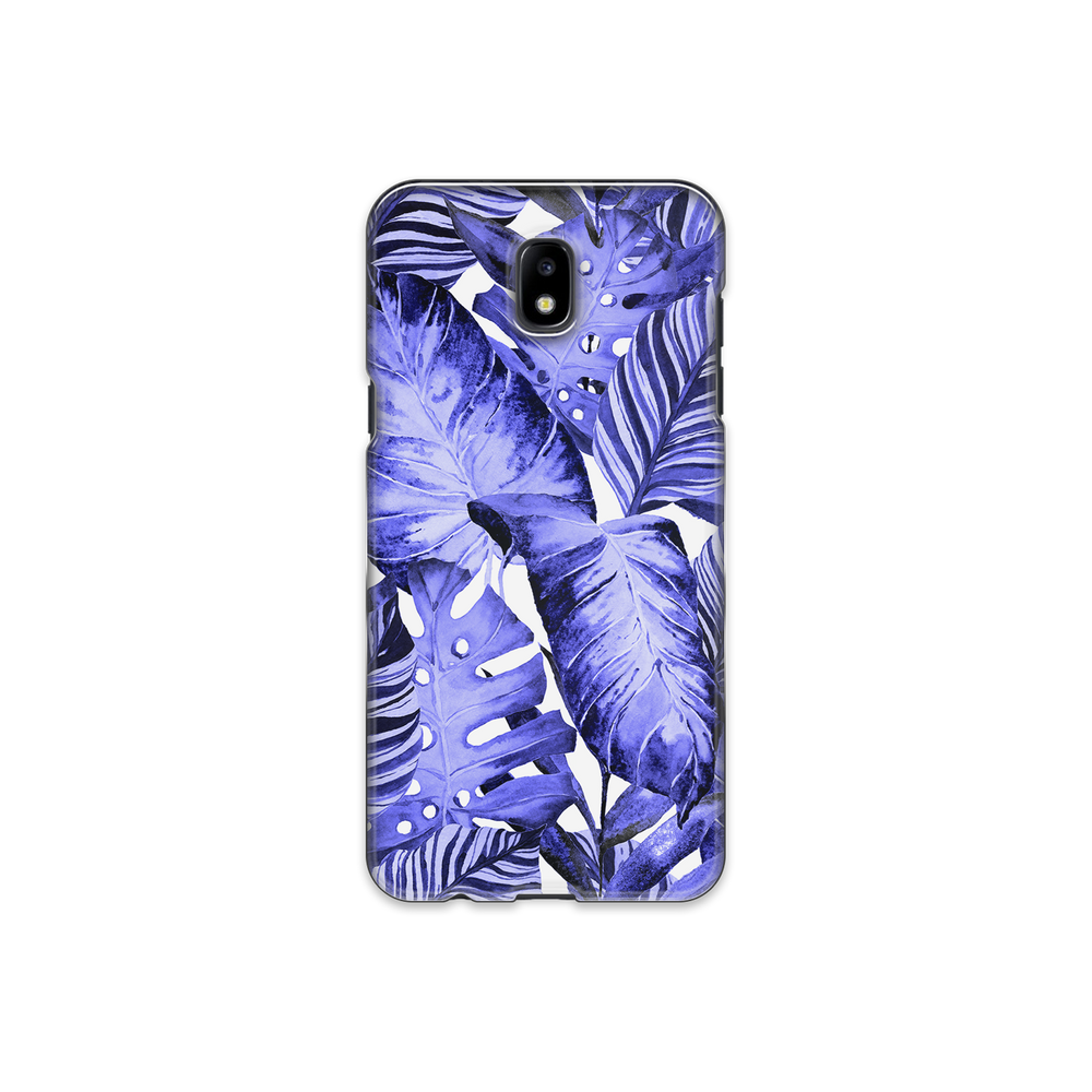 Purple Tropical Leaf Samsung Galaxy J7 (2017) Phone Case