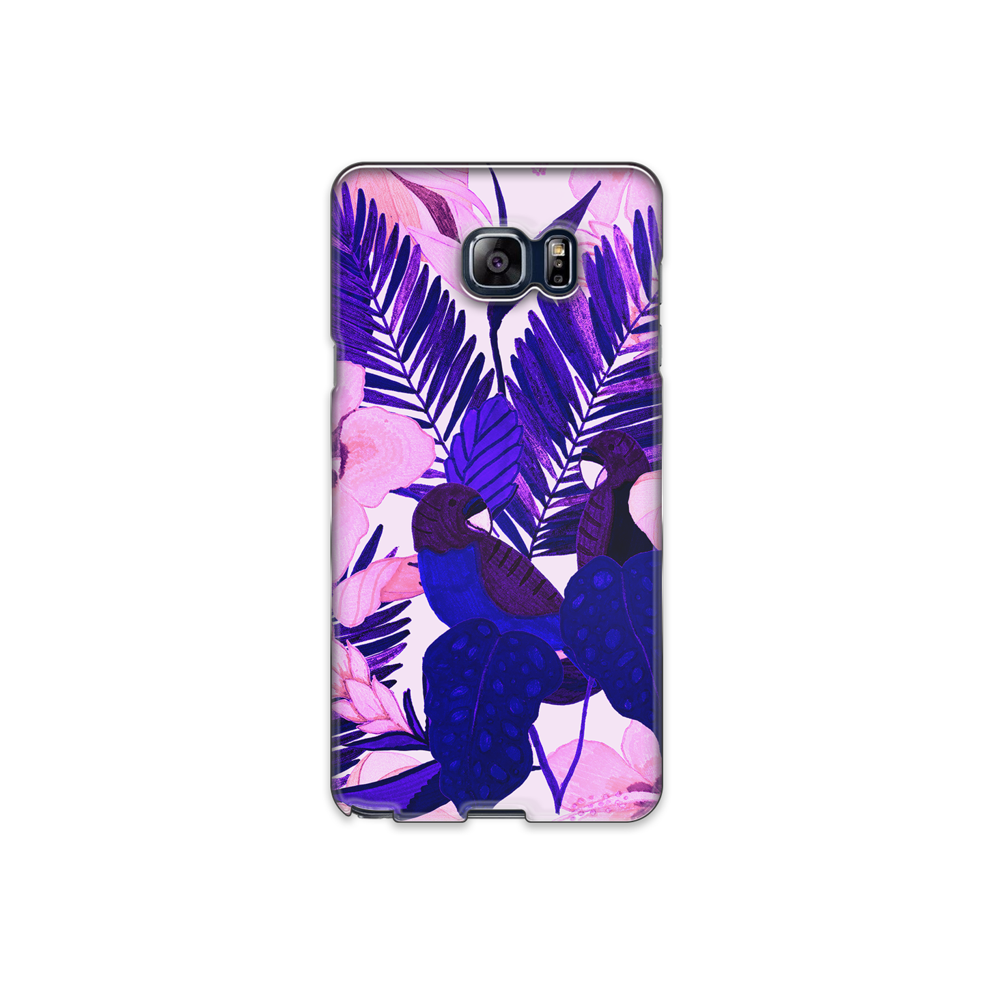 Purple Palm Leaf Samsung Galaxy Note 5 Phone Case