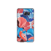 Blue and Red Floral Art Samsung Galaxy Note 5 Phone Case