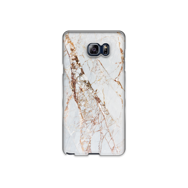 White & Gold Marble Samsung Galaxy Note 5 Phone Case