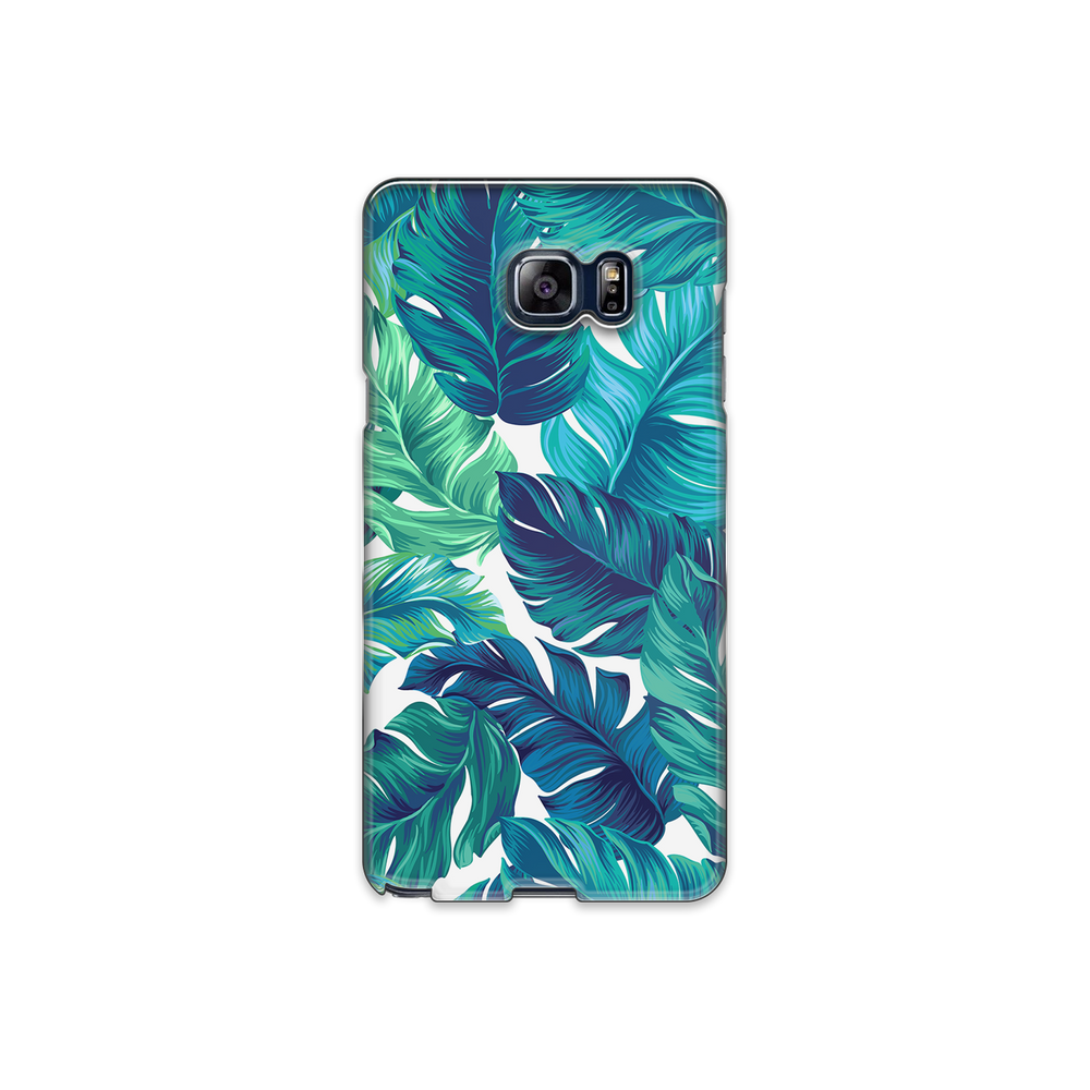 Green Tropical Leaves Samsung Galaxy Note 5 Phone Case