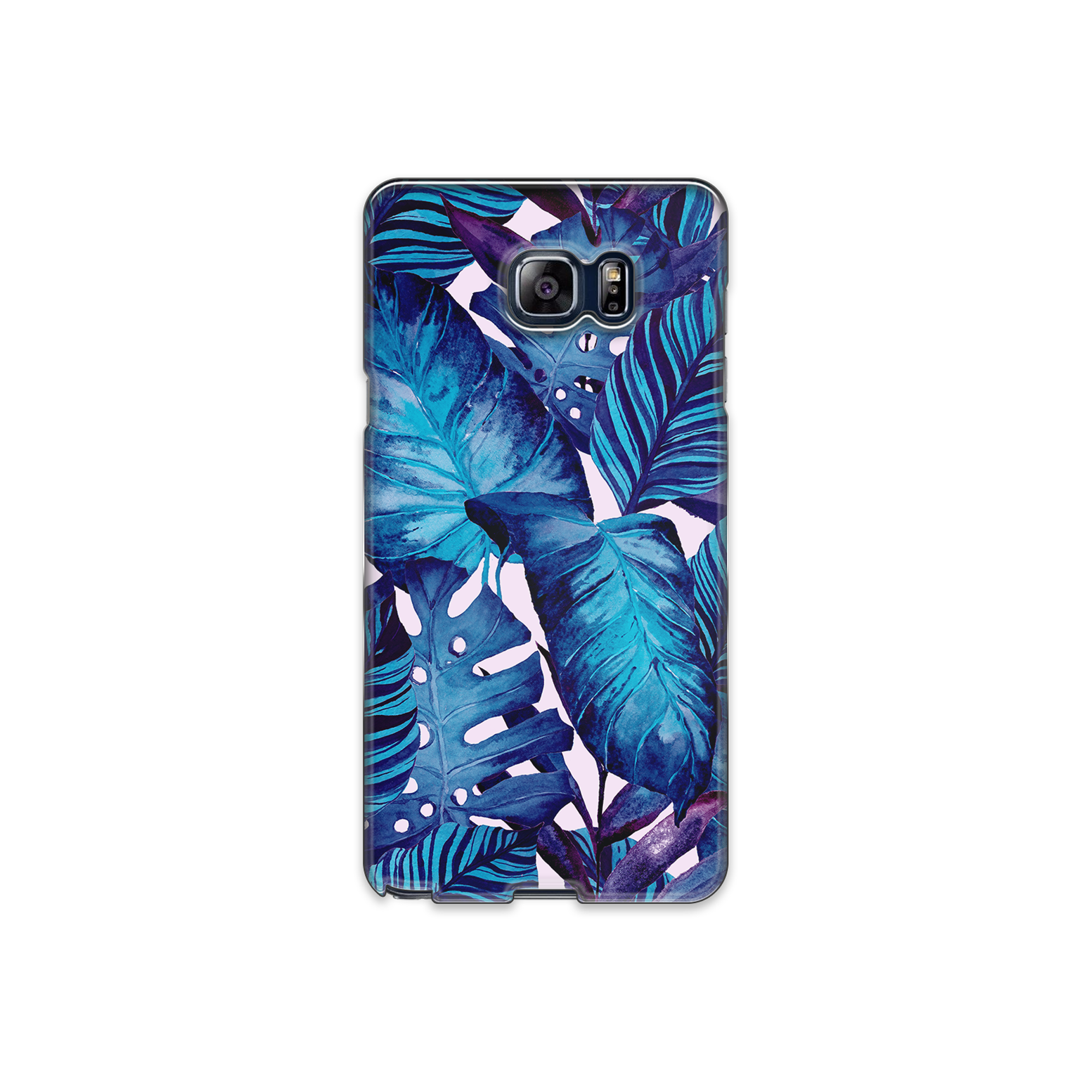Blue Tropical Leaf Samsung Galaxy Note 5 Phone Case