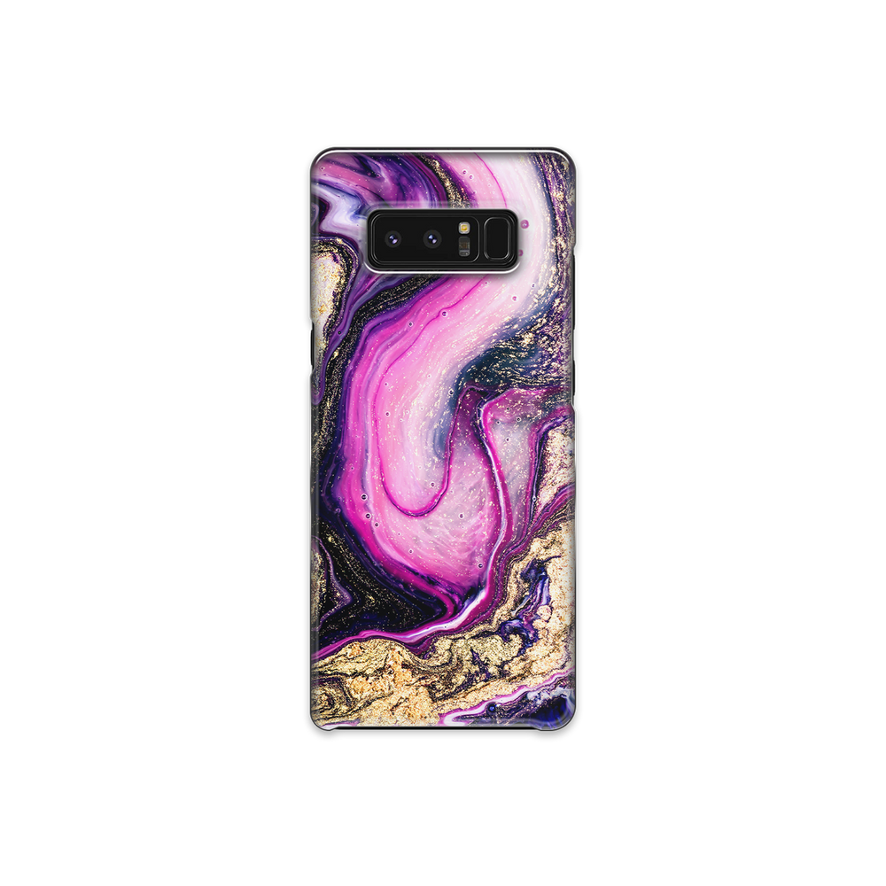 Purple & Gold Marble Samsung Galaxy Note 8 Phone Case