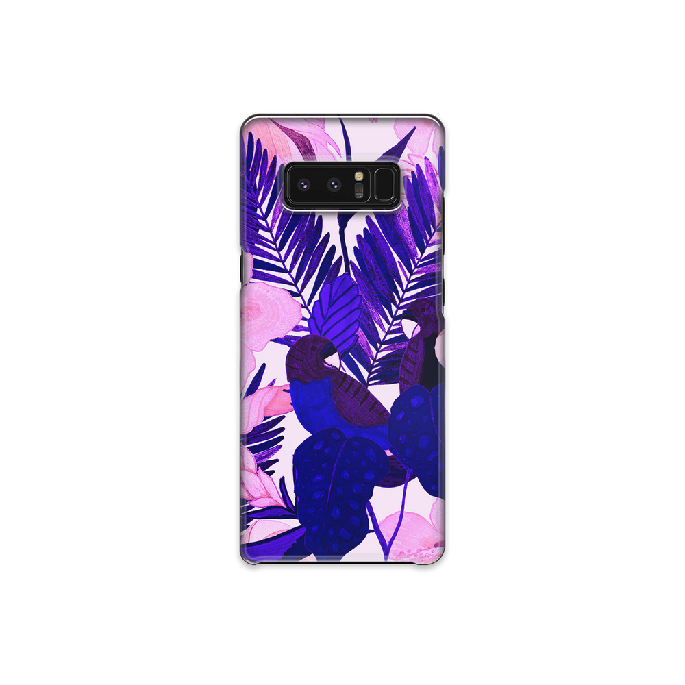 Purple Palm Leaf Samsung Galaxy Note 8 Phone Case