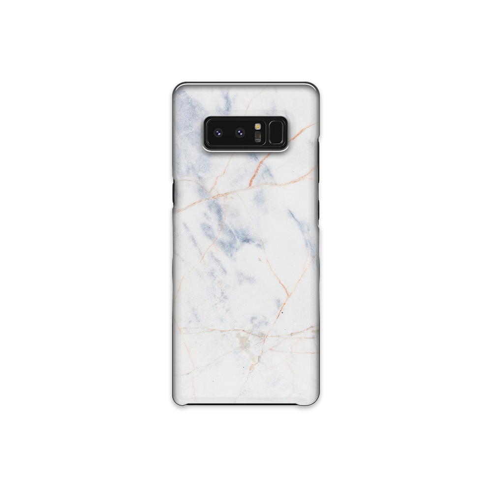 Thin White & Grey Marble Samsung Galaxy Note 8 Phone Case