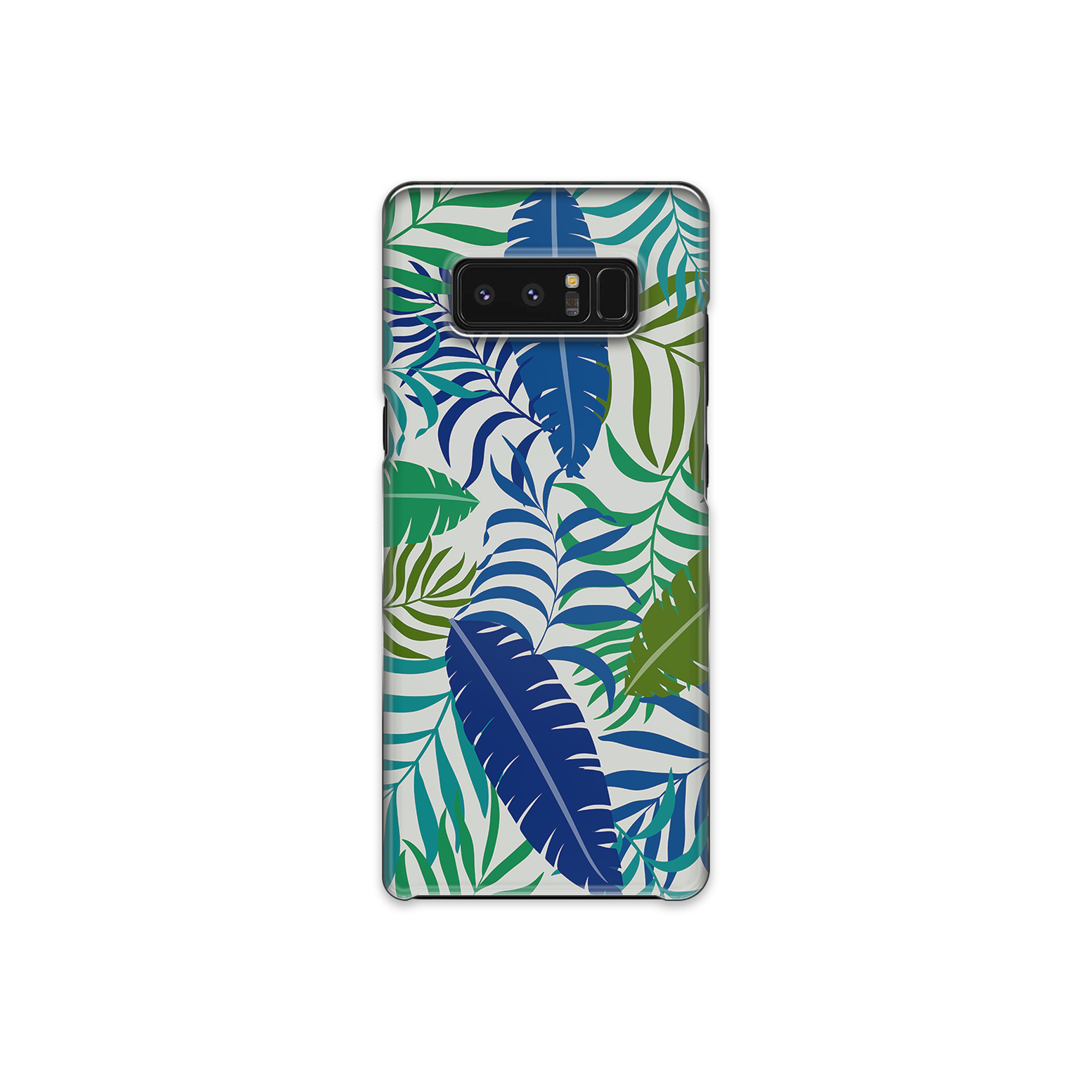 Colorful Tropical Leaves Samsung Galaxy Note 8 Phone Case