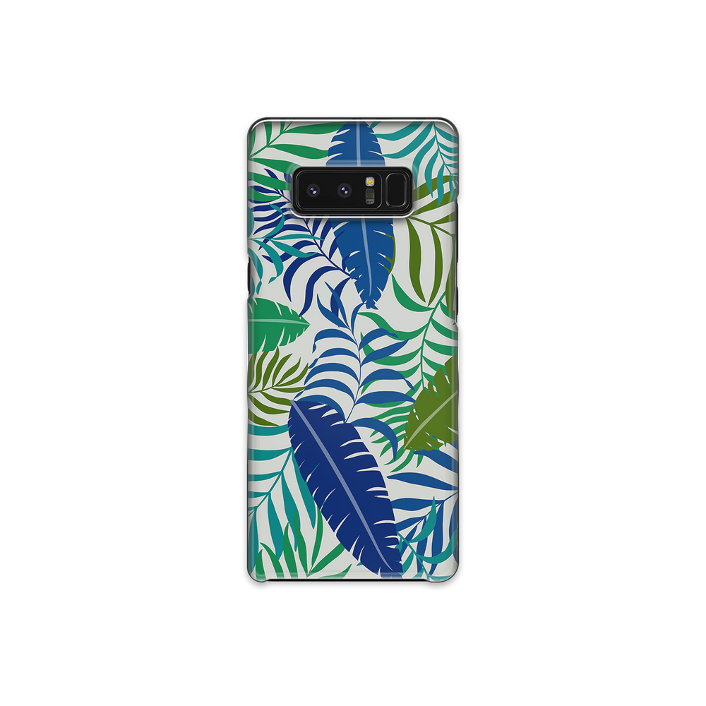 Colorful Tropical Leaves Samsung Galaxy Note 8 Phone Case