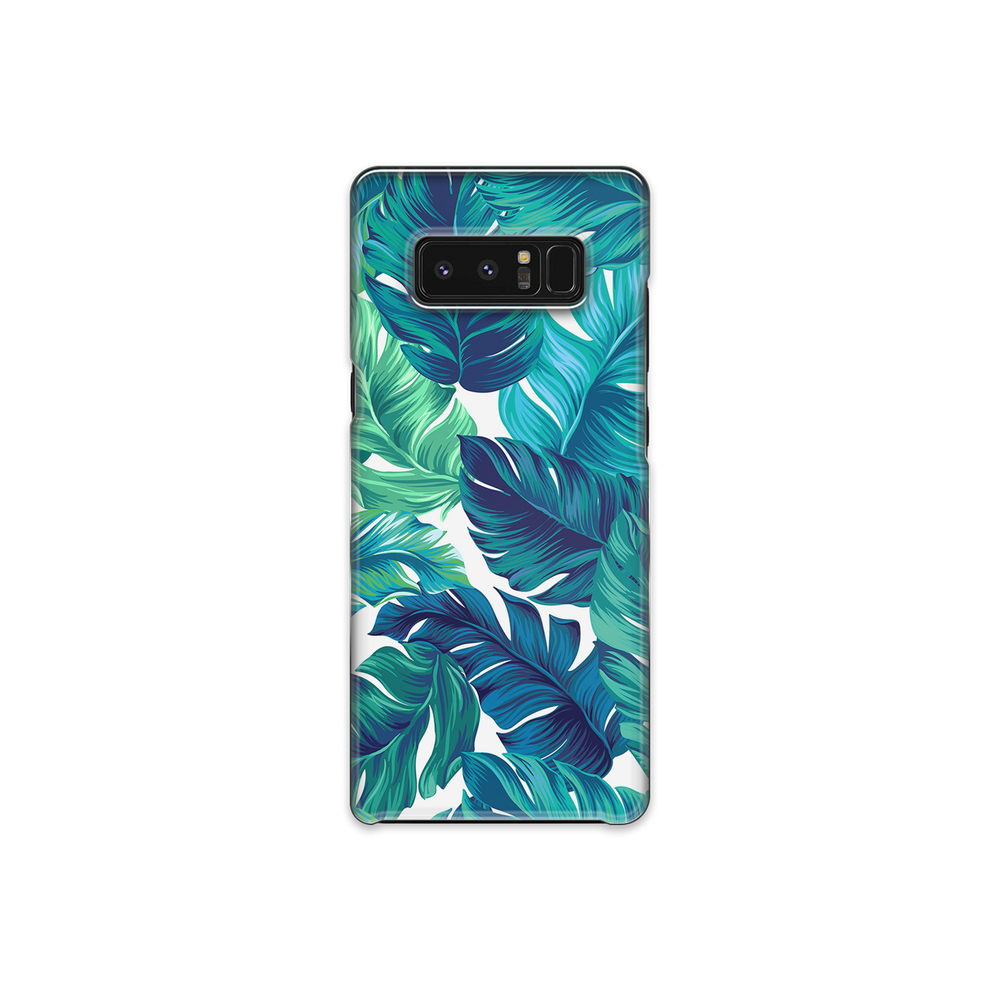 Green Tropical Leaves Samsung Galaxy Note 8 Phone Case