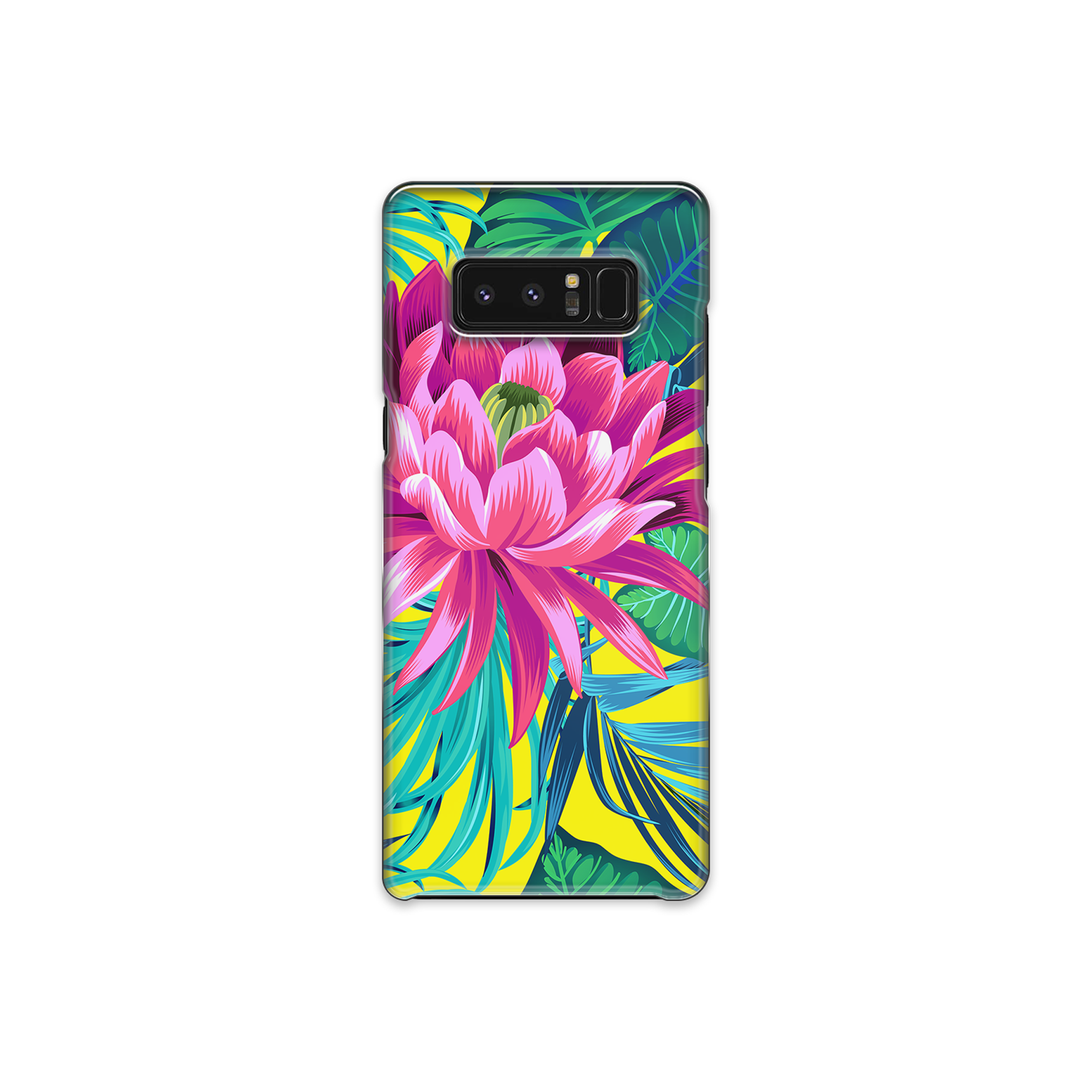 Pink Flower Samsung Galaxy Note 8 Phone Case