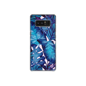 Blue Tropical Leaf Samsung Galaxy Note 8 Phone Case