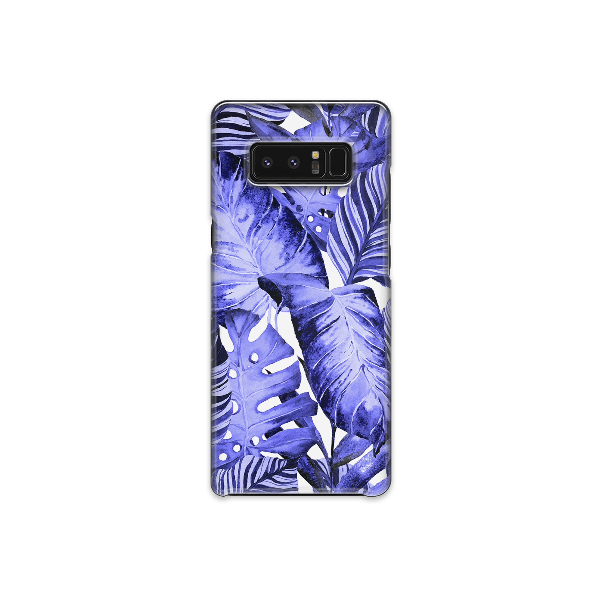 Purple Tropical Leaf Samsung Galaxy Note 8 Phone Case