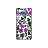 Purple Flower Art Samsung Galaxy Note 9 Phone Case