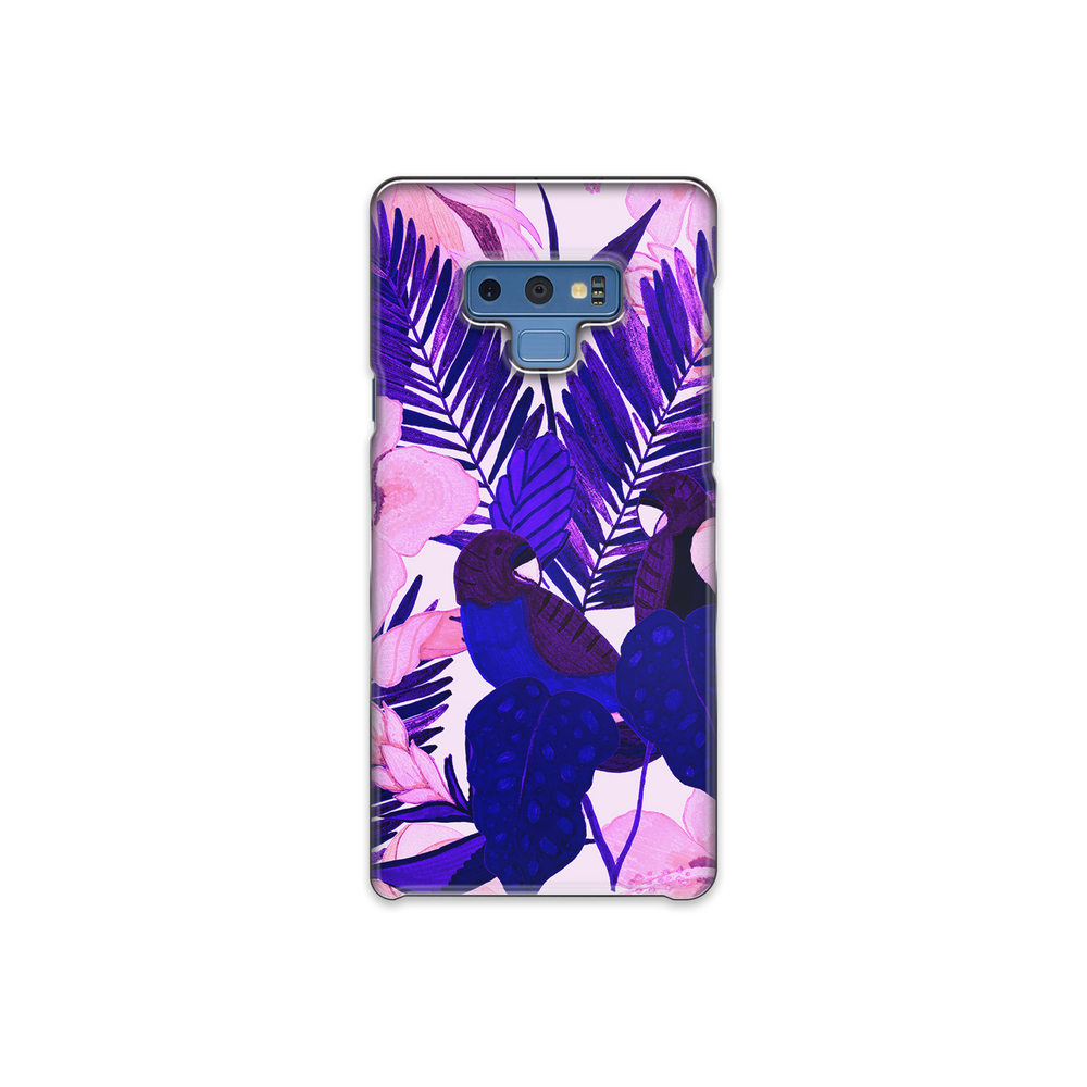 Purple Palm Leaf Samsung Galaxy Note 9 Phone Case