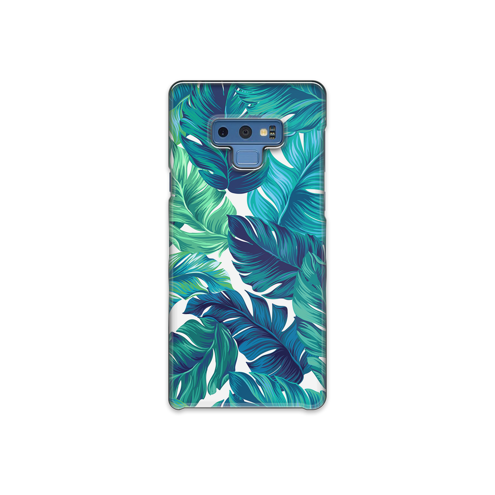 Green Tropical Leaves Samsung Galaxy Note 9 Phone Case