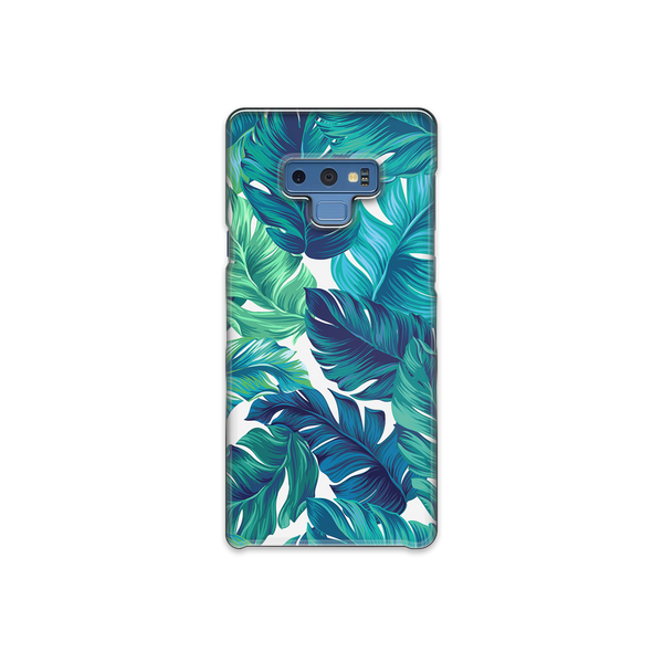 Green Tropical Leaves Samsung Galaxy Note 9 Phone Case