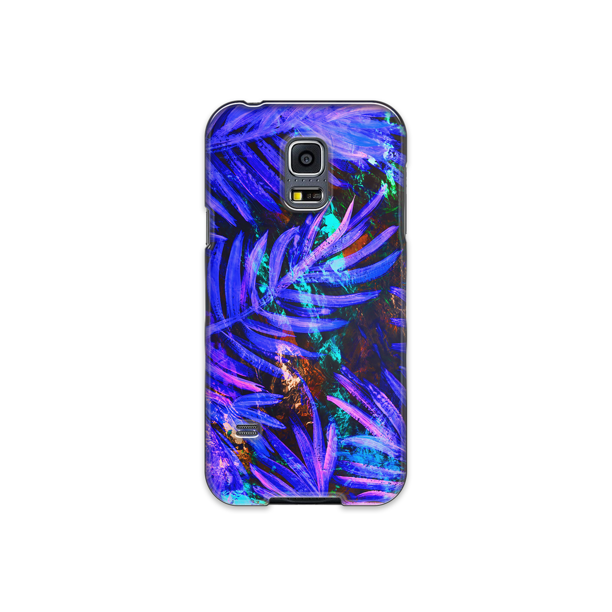 Purple Leaf Samsung Galaxy S5 Phone Case