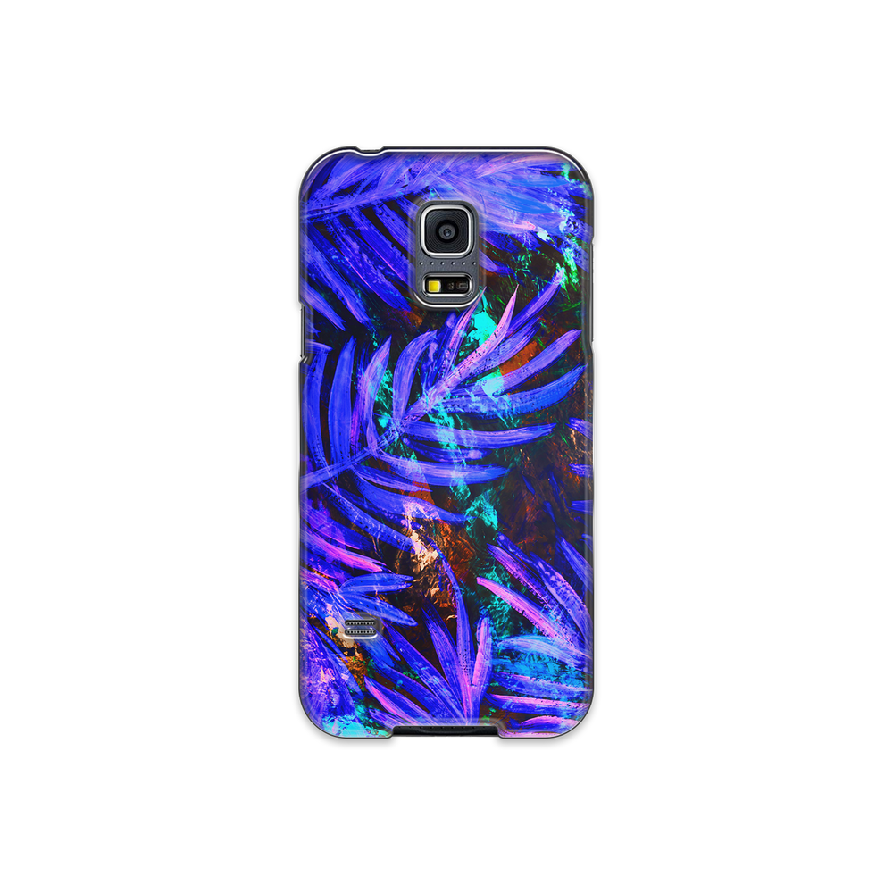 Purple Leaf Samsung Galaxy S5 Phone Case