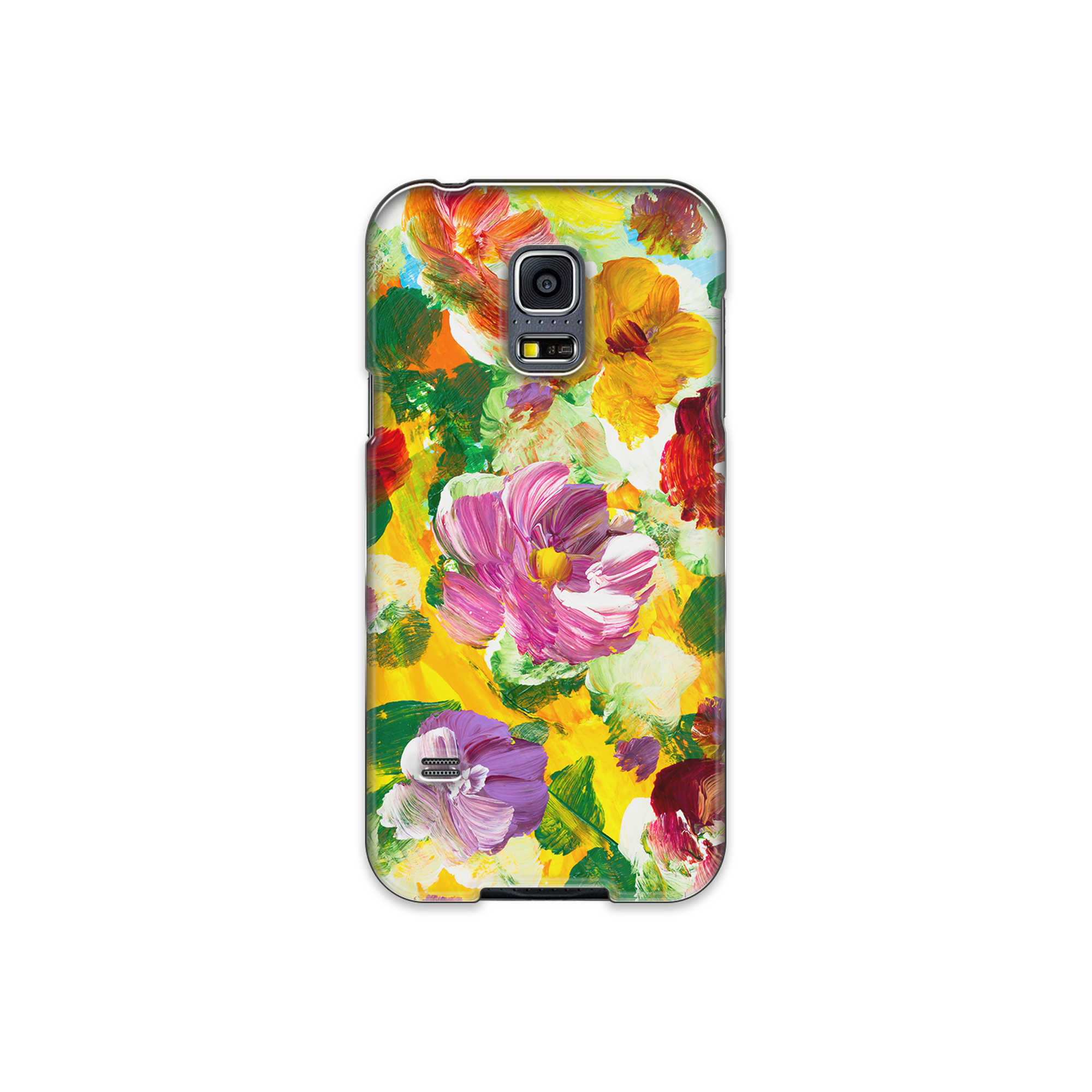 Colorful Floral Art Samsung Galaxy S5 Phone Case