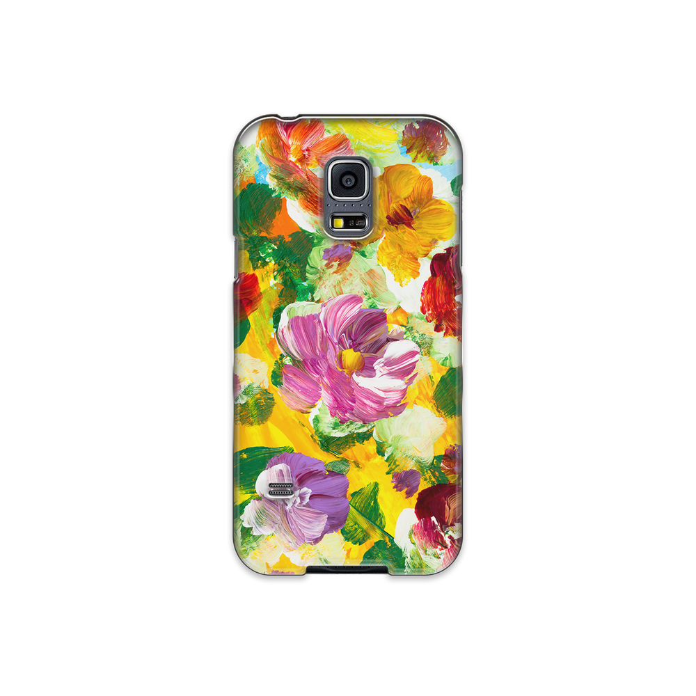 Colorful Floral Art Samsung Galaxy S5 Phone Case