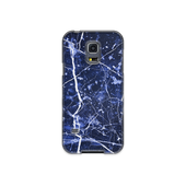 Blue Granite Marble Samsung Galaxy S5 Phone Case