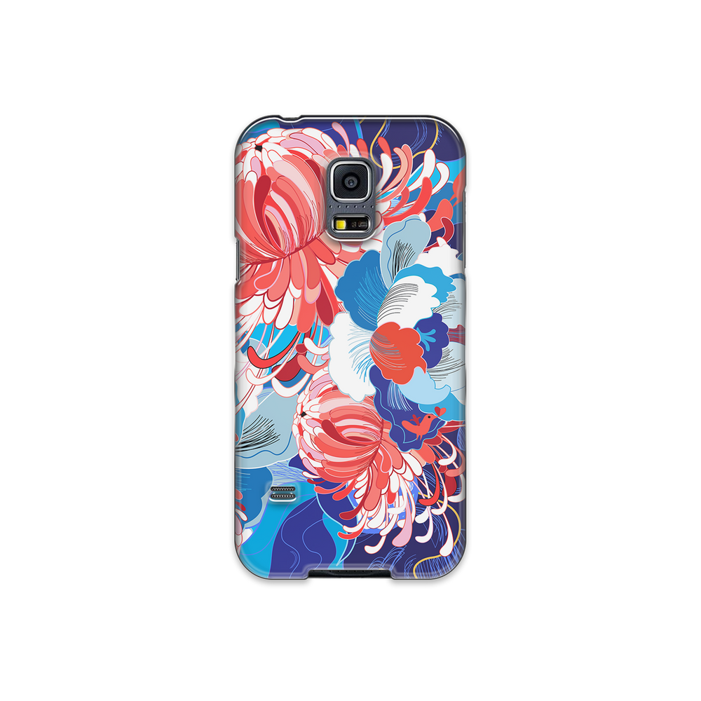Watercolor Floral Art Samsung Galaxy S5 Phone Case