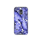 Purple Tropical Leaf Samsung Galaxy S5 Phone Case