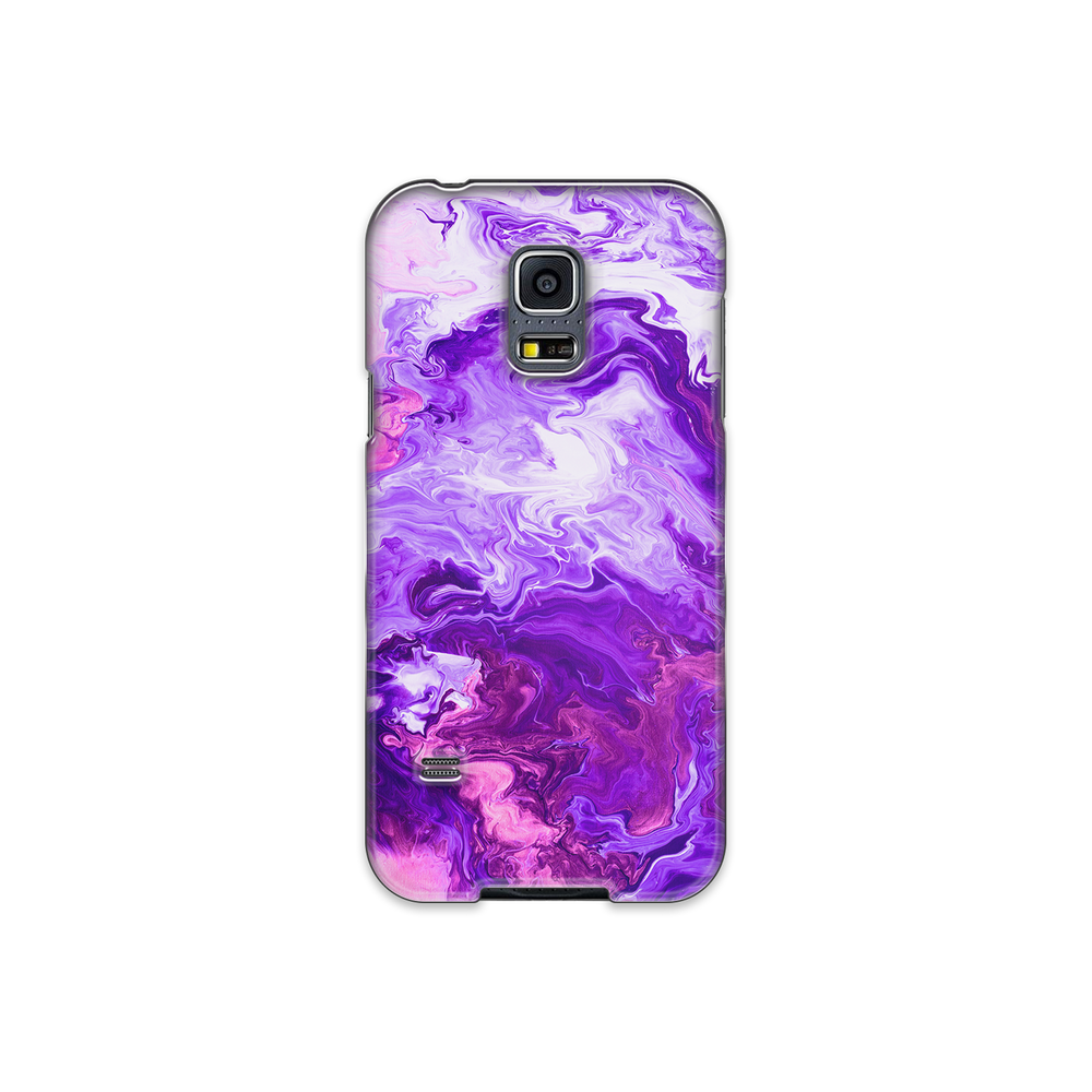 Purple Marble Samsung Galaxy S5 Phone Case