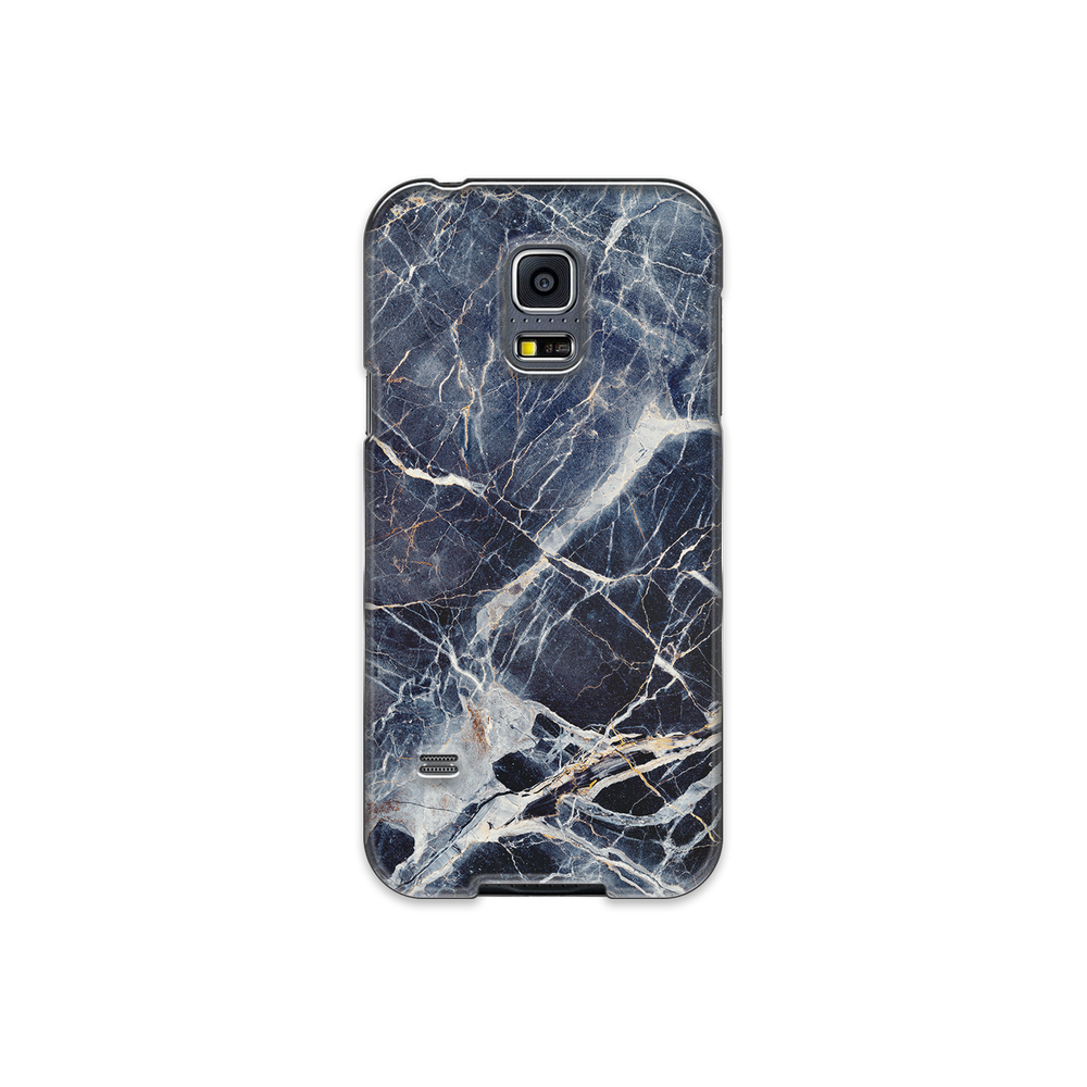 Blue & White Marble Luxury Samsung Galaxy S5 Phone Case